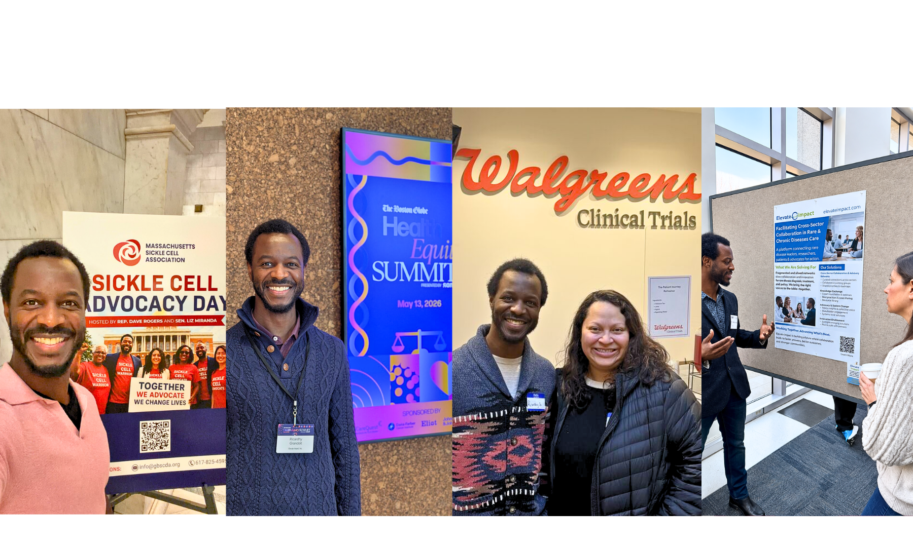 Elevate Impact in the field — Sickle Cell Advocacy Day, the Health Equity Summit, Walgreens Clinical Trials, and cross-sector poster sessions